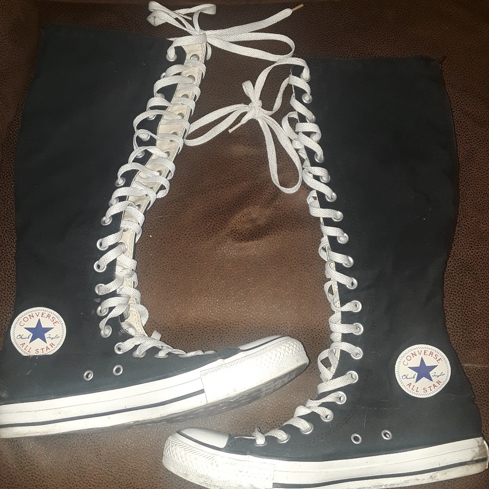 Converse knee high sneakers